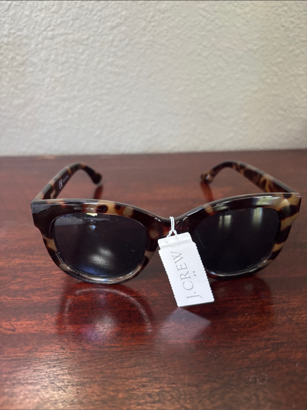 J. Crew Tortoiseshell Sunglasses with Dark Lenses